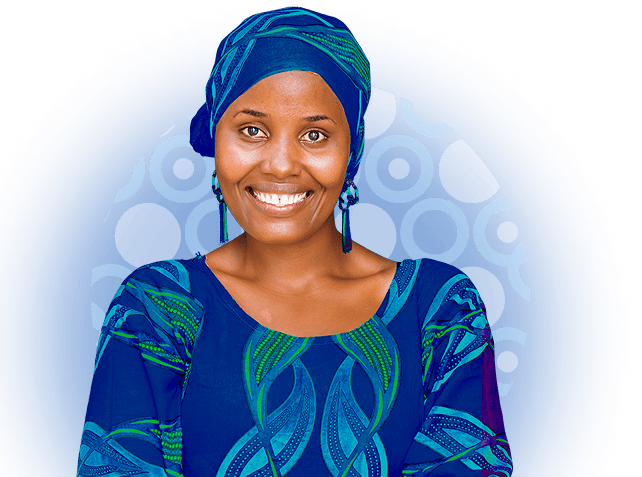 Smiling woman